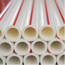 Полипропиленовая труба гофрированная круглая белая для канализации PP 160х134 мм ГОСТ/ТУ